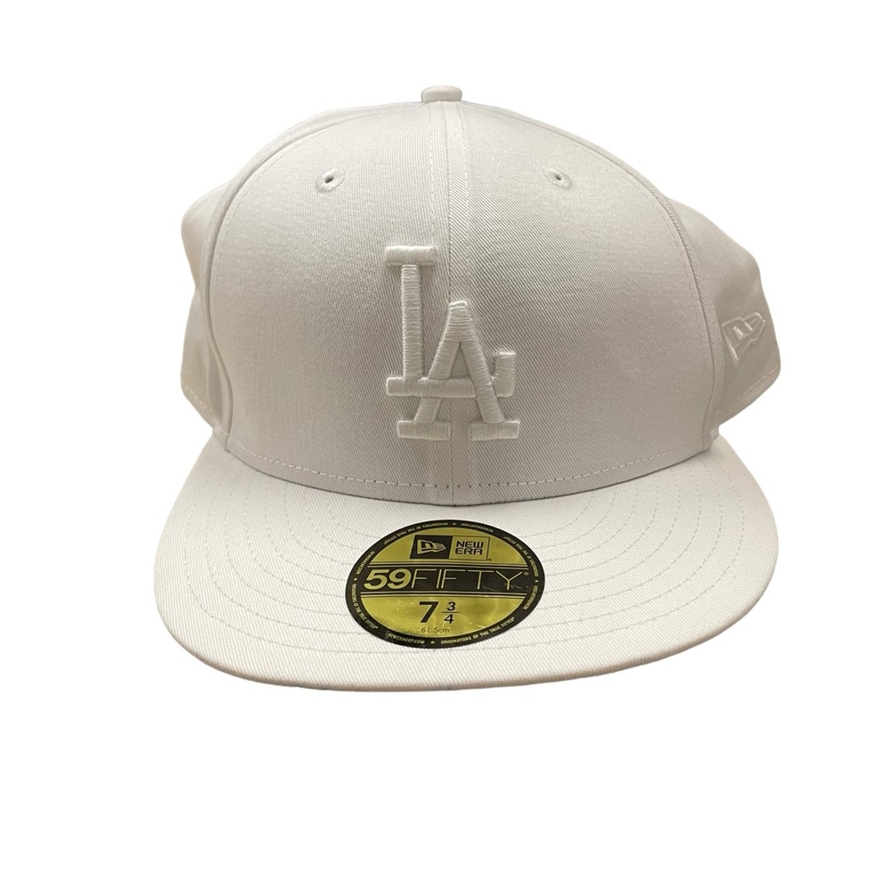 NEW ERA CAPS | LOS ANGELES DODGERS 5950 BASIC FITTED HAT | size 7 3/4